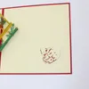 3D спасибо маме люблю поздравительные открытки с днем ​​рождения бумаги приглашение на день матери праздничные партии
