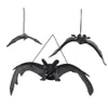 Halloween Simulation Bats Trick Toy Hängande Vampyr Hänge Skrämmande Bat April Fool's Day Halloween Dekorationer Party Props JK1909KD