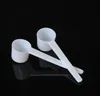 Fashion Professional White Plastic 5 Gram 5G Scoops Spoons for Food Milk Washing Powder Medicine Measuring 8.5*2.6cm SN08