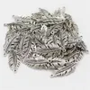 Tibetan Silber-Legierung Blatt Charme-Anhänger-Großhandelsmassenlos Schmuckherstellung Anhänger Misch Glatten DIY für Halsketten-Armband Schmuckherstellung
