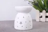 Incense Burner Delicate Ceramic Fragrance Lamp Fashion Hollowed Out Aroma Stove Candle Oil Furnace Home Decor