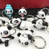 La miscela 24pcs/Lot del pendente del telefono del sacchetto dell'anello chiave della catena chiave dell'automobile di Keychain del panda Modo-Bello comercia Alta qualità all'ingrosso