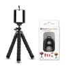 Bluetooth Uzaktan Shutter ile iPhone Samsung Xiaomi Huawei Cep Telefonu Smartphone Tripod için Mini Esnek Sünger Ahtapot Tripod