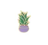 크리 에이 티브 만화 화분 식물 에나멜 핀 및 브로치 유니섹스 알로에 선인장 브로치 쥬얼리 배지 배낭 모자 데님 핀 GD223