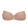 Almofada de peito respirável asas de borboleta forma silicone push up roupa interior invisível sem costura sexy reunir sutiã sem alças almohadilla de pecho transpirável