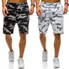 Nya m￤n kamouflageshorts avslappnad manlig kn￤ l￤ngd herr sommar korta byxor homme