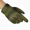Модно-тактические резиновые жесткие костяшки с перчатками для пальцев Армейская стрельба из пейнтбола Кожаные перчатки с сенсорным экраном