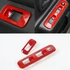 ABS Car Window Button Stickers Window Lifting Panel Decoration Cover For Suzuki Jimny 20072017 Interior Accessories7792221