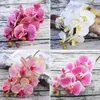 3D sztuczne kwiaty orchidei motyli fałszywe ćma Flor Orchid kwiat na domowy ślub