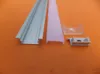 2.5M/PCS 100M/LOT aluminum profile milky white cover with end caps , mounitng clips for led strips lighting housing