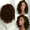 Fashion curly wavy wig short hair Brazilian black role-playing party full wig synthesis