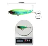 Nowe Topwater Spinbait Pipeller Ciągnik Ciągnik Ciągnik Przynęty 10.5 CM 17G Pływający Pływanie Popper Swimbaits Obrotowy Tylna Przynęta