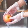 أدوات مائدة مدين يمكن التخلص منها 100pcs نظافة القفازات PVC PVC تنظيف وحماية اليدين الصحية لتنظيف طبخ المطبخ 1