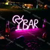 LED Neon Sign String Light 8 Model Letter Shape Bar Wall Hanging 3D Holiday Lighting With Controller For Family Party Bedroom Deco3223337