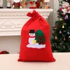 3 tailles Sacs-cadeaux de Noël grands midum petit sac de santa Sac-cadeau non tissé Sac avec arbre de Noël du Père Noël du Père Noël pour les enfants2225428