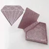 Aangepaste magnetische Diamond Lash 3D 25 mm nertsenwimpers geval valse wimpers private label verpakking