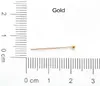 1000pcslot Ball Head Pins silver Gold Jewelry Beads DIY Accessories For Jewelry Making 50mm6500519