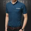 Модная стойка воротник деловая рубашка мужчины женские дизайн футболки с короткими рукавами хлопчатобумажный хип-хоп крутой топ хорошее качество