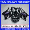 ZZR 1100 para a Kawasaki ZX 11R ZZR1100 1993 1998 1999 2000 2001 208MY.58 ZX11 ZZR1100 ZX11R 93 01 ZX11R 93 98 99 00 01 carenagem preto cinzento