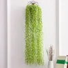 100cm DIY Heminredning Konstgjord Willow Rattan Fake Folies Flowers Ivy Vines Konstgjorda Växter GB151