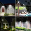 Yol Bahçe Aydınlatma İçin ABD Yeni Ayarlanabilir Güneş Duvar Işık 90LED 3 Modları PIR Hareket Sensörü Su geçirmez Açık Lambası Stok