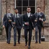 2019フォーマル新郎の結婚式のスーツTuxedos 3個（トップ+パンツ+ベスト）ベストメンズウェディングタキシードスーツフォーマルなビジネス男性の仕事スーツ