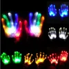 LED-handschoen Kleurverlichting Handschoenen Knipperend Skeleton Halloween Kerstmis Pasen Stage Props Handschoenen Kinderen Volwassen Party Finger Handschoenen