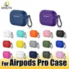 Para AirPods Cases Pro silicone completa cobertura do corpo capa protetora à prova de choque Design Portátil para AIRPod Pro com gancho Keychain em OPP Bag izeso