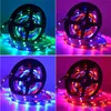 30/60 LED / M 2811 Pixels Programowalny indywidualny adresowalny LED Digital Strip Light WS2811 5050 RGB 12V Czarna LED LED