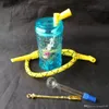 Accessori per bong in vetro con narghilè in acrilico, pipe in vetro colorato mini multi-colori pipe a mano Best Spoon glas