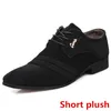 Hot Sale-dress boots men shoes office suit shoes short plush wedding shoes men elegant