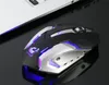 Rechargeable X7 Wireless LED Backlight USB Optical Ergonomic Gaming Mouse Sem Fio Fashion Notebook Desktop Computer Mute Games Mou221M