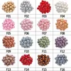50pcs Mini perle en plastique étamines fleurs artificielles étamines de fruits cerise pour mariage noël bricolage boîte-cadeau couronnes décoration