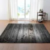 3D Wood Grain Area Brucs Big Parlor Bedroom Carpets Creative Home Decorative Soft Flannel Prucs and Carpet for Beach Room