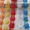 15362 Pearl Flower Soluble Organza Lace Trim Knitting Wedding Embroidered DIY Handmade Patchwork Ribbon Sewing Supplies Craft5059471