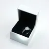 925 Sterling Silver CZ Diamond Ring Logo Original Box för Pandora Bröllop Ring Engagement Smycken Ringar för Kvinnor Flickor