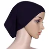 Müslüman kadın iç başörtüsü başörtüsü kapak İslami underscarf şapka sıcak ninja eşarp Ramazan streç pamuk kaput kapaklar