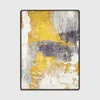 Mode moderne nordique jaune gris impression abstraite paillasson tapis de cuisine salon chambre salon tapis décoratif Carpet6381326