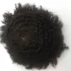 Onda de 8 mm Toupee Human Toupe Lace Swiss Full for Black Men Substitui System de 810 polegadas Defre