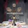 Yeni stil düğün ziyafet fırsat altın kaplama kupa demir saksı standı best01030