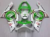 Kit carenatura moto per KAWASAKI NINJA ZX 6R 600CC 03 04 ZX6R 636 2003 2004 Set carenature verde bianco ZX61