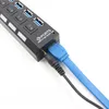 Independent 7-Port 3.0 Hub USB 3.0 Hub USB Hub de alta velocidade