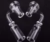 New Conical Quartz Banger Nail With Female Male 10mm 14mm 18mm 45/90 Degrees Domeless Quartz Nails For Glass Bongs