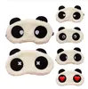 Söt panda ansikte ögonresor sovmask mjuk vadderad sömn resa skugga täcke vila slappna av sovande blindfold gb1229