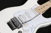 Custom Richie Sambora signature white ST electric guitar Floyd Rose Tremolo hammer and lock nut, star inlay, SSH pickup