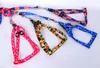 Hundegeschirr aus Leinen Pet Halskette Seil Krawatte Halsband Nylon Printed justierbarer Haustier Hundehalsband Welpen-Katze-Tiere Zubehör 1.0 * 120cm FFA3799-3