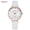 CWP Longbo Fashion Märke Läder Pearl Dial Luxury Casual Armbandsur Kvinnor Klockor Klockor Kalender Klocka Vattentät Present 5038