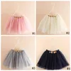 Barnkläder Tjejer Tutu Mini Klänningar Dans Mesh Kjolar Pettiskirt Ballett Tulle Pettiskirt Sommarflicka Princess Dress StageWear ByP552