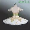 Goud Professionele Klassieke Pannenkoek Tutu Prachtige Gouden Ballet Concurrentie Tutu Professionele Ballet Tutu Kostuums Voor Women198l