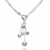 925 Sterling Silver Necklace Armband Örhängen Ring Jewerly Set Högkvalitativa Fem-Wire Pärlor Nya Ladies Bröllop Smycken Party Gåva till Ladys